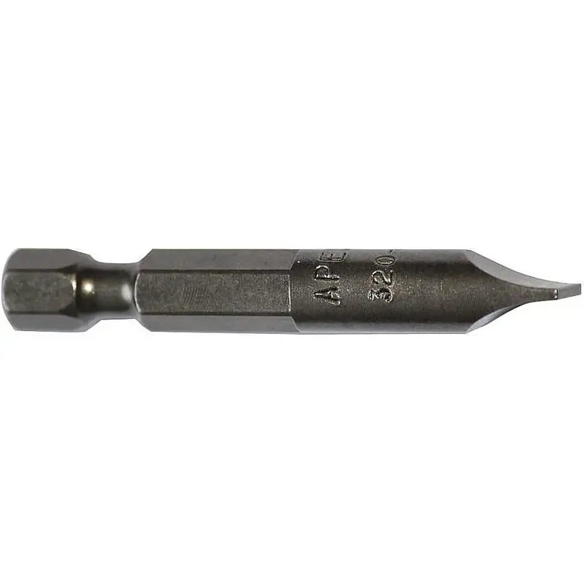 APEX-TOOLS  320-00X-5PK Power Bit 2F-3R Schlitz 1/4 Schaft