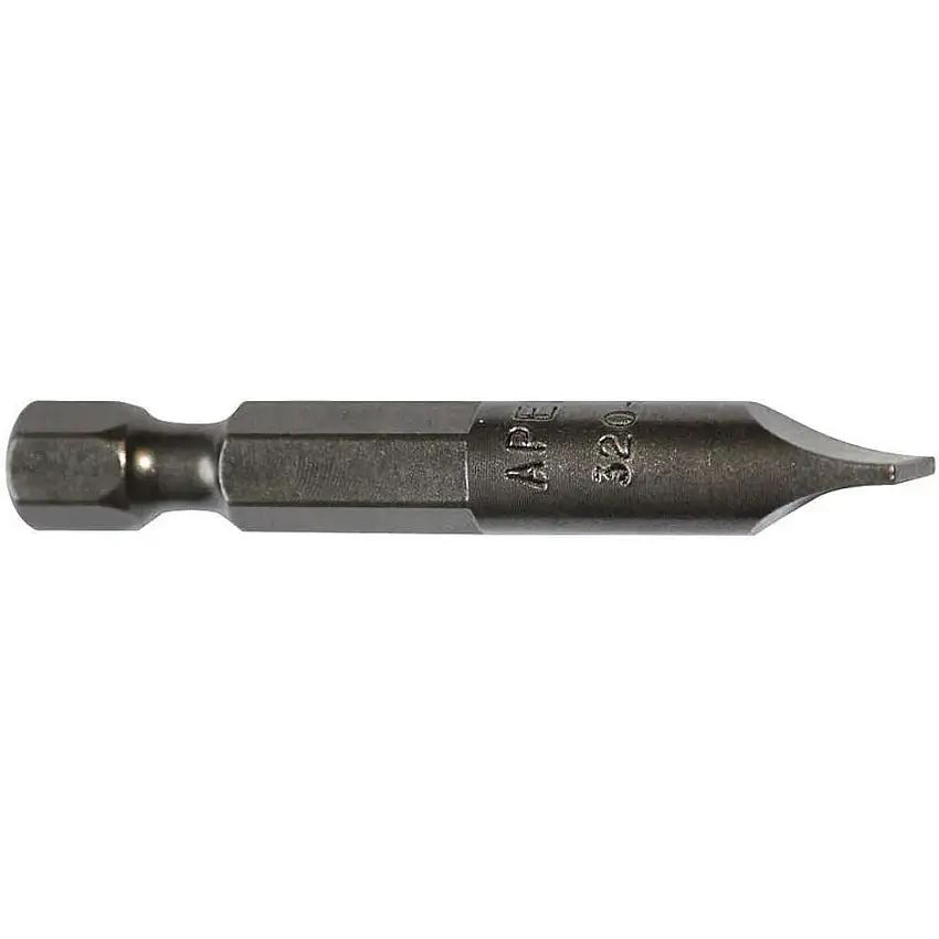 APEX-TOOLS  320-3X-5PK Power Bit 6F-8R Schlitz 1/4 Schaft