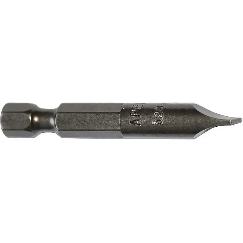 APEX-TOOLS  320-5X-5PK Power Bit 10F-12R Schlitz 1/4 Schaft