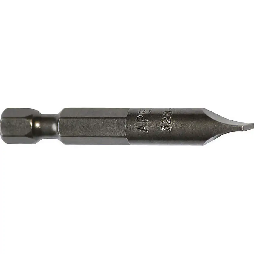 APEX-TOOLS  320-6X-5PK Power Bit 12F-14R Schlitz 1/4 Schaft
