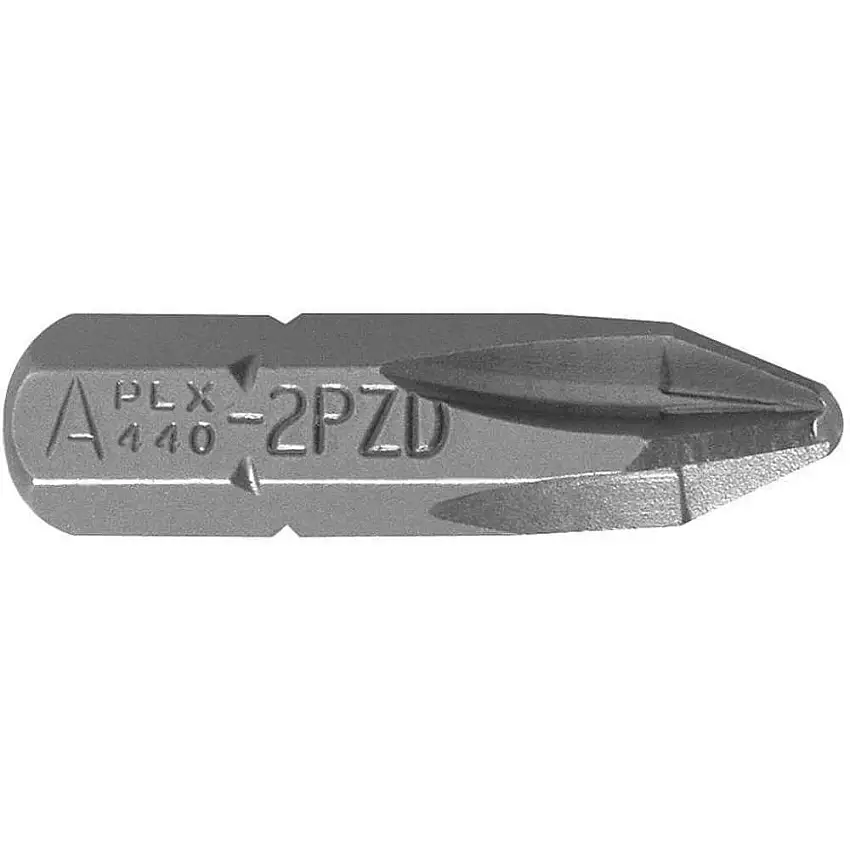 APEX-TOOLS  440-2-PZDX Pozi-Drive-Einsatzbit Nr. 2, 1 Zoll Länge, 1/4 Zoll