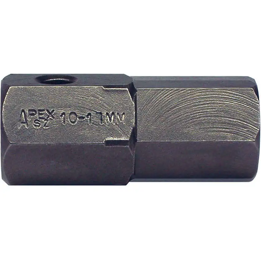 APEX-TOOLS SZ-10-17MM Einsatzbit Sechskant 5/8 Zoll Schaft 7/8 Zoll Länge
