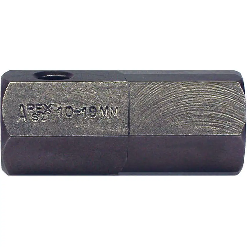 APEX-TOOLS SZ-10-19MM Einsatzbit Sechskant 5/8 Zoll Schaft 7/8 Zoll Länge