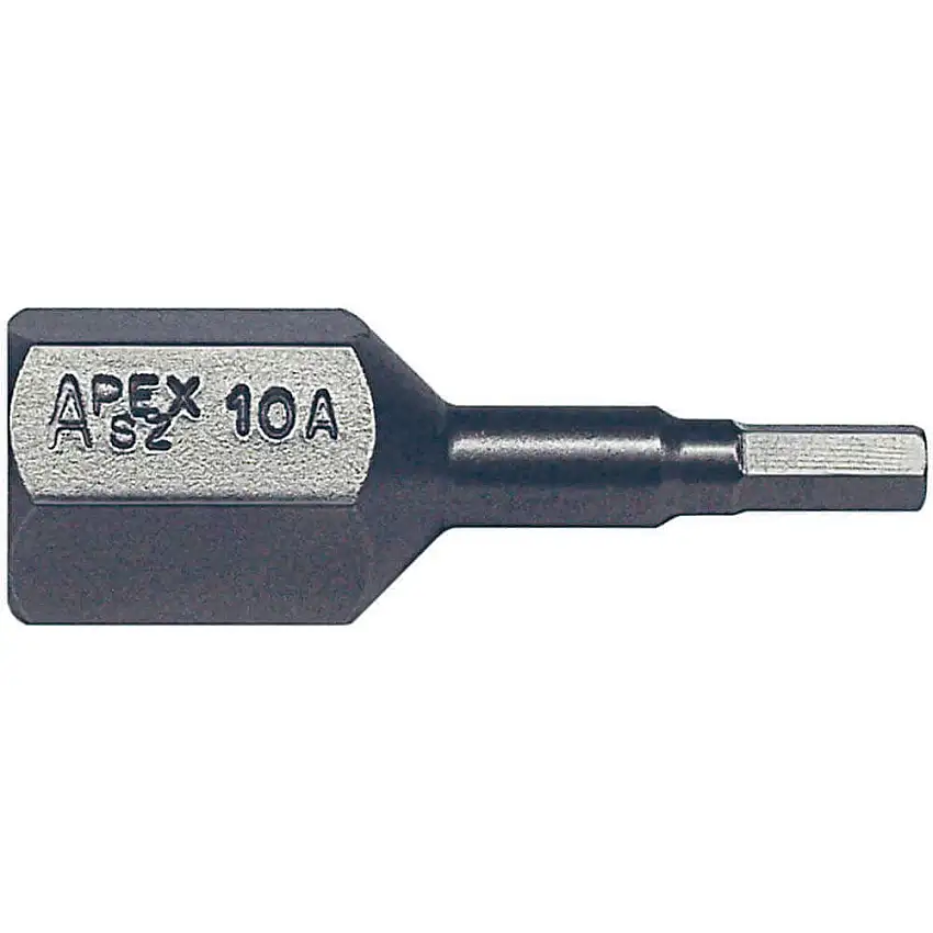 APEX-TOOLS SZ-10-A Einsatzbit Sechskant 7/16 Zoll Schaft 7/8 Zoll Länge