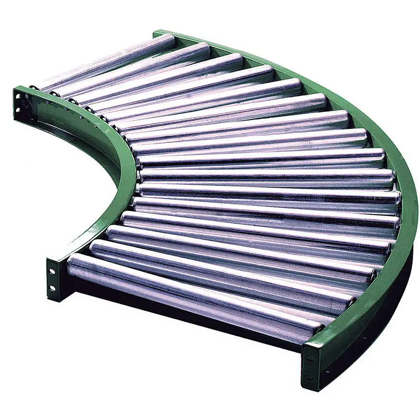 ASHLAND CONVEYOR 10F90KG03B13 Rollenbahn 90 Grad Kurve Bf 13 Zoll