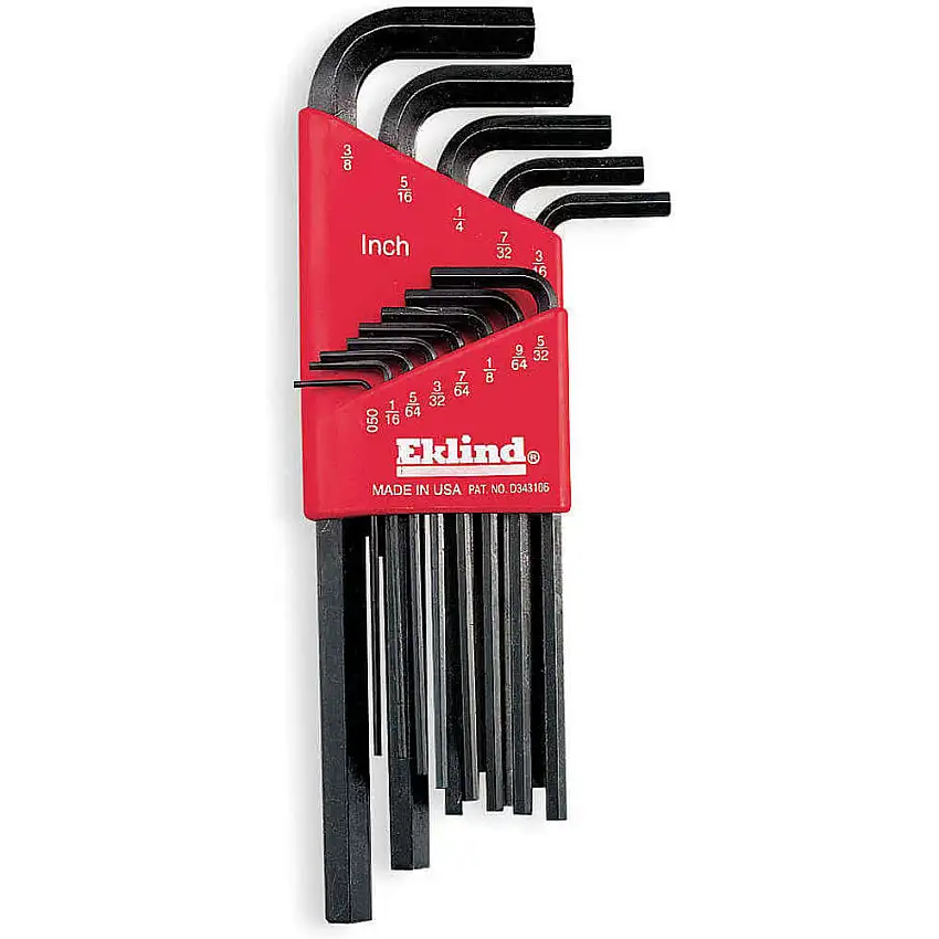EKLIND 11222 Sechskantschlüsselsatz 0.050 - 10 mm L-förmig lang