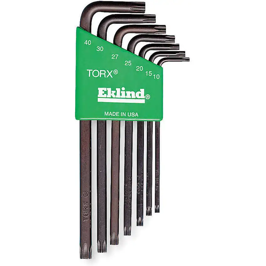 EKLIND 10907 Torxschlüsselsatz T10 - T40 L-Form lang