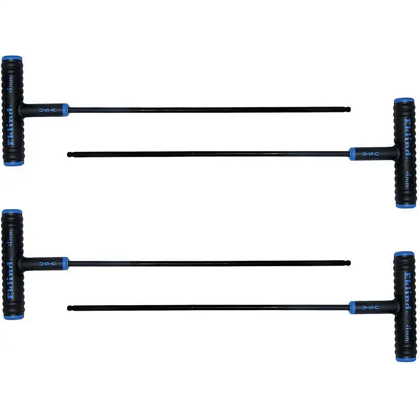 EKLIND 64840 Kugelkopf-Innensechskantschlüssel T 4 mm, 9 Zoll Länge