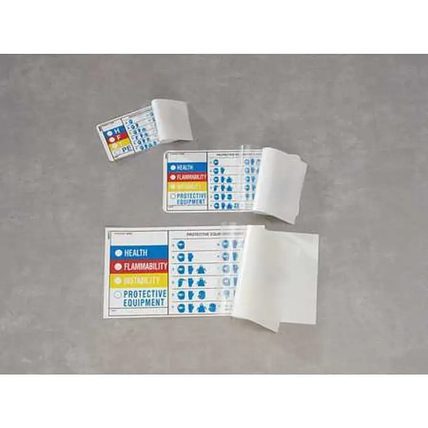 ELECTROMARK Y604387 Hmig-Etikett, 2 Zoll hoch, 3-1/2 Zoll breit