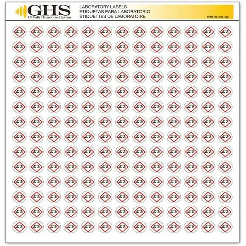 GHS SAFETY  GHS1228 Etikettenkorrosions-Glanzpapier