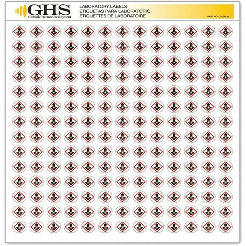 GHS SAFETY GHS1230-Etikett Gesundheitsgefahr Glanzpapier