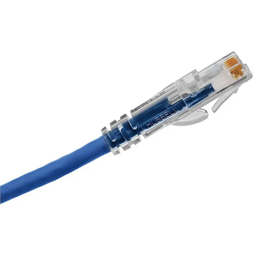 HUBBELL PREMISE WIRING HC6AB05 Patchkabel Cat 6a Ascent Blau 5 Fuß