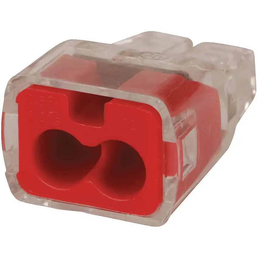 IDEAL 30-1032 Steckverbinder, 2-Port, rot