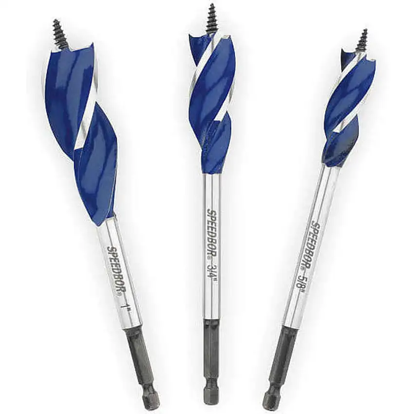 IRWIN INDUSTRIAL TOOLS 3041003 Holzbohrer-Bitsatz, 3-teilig