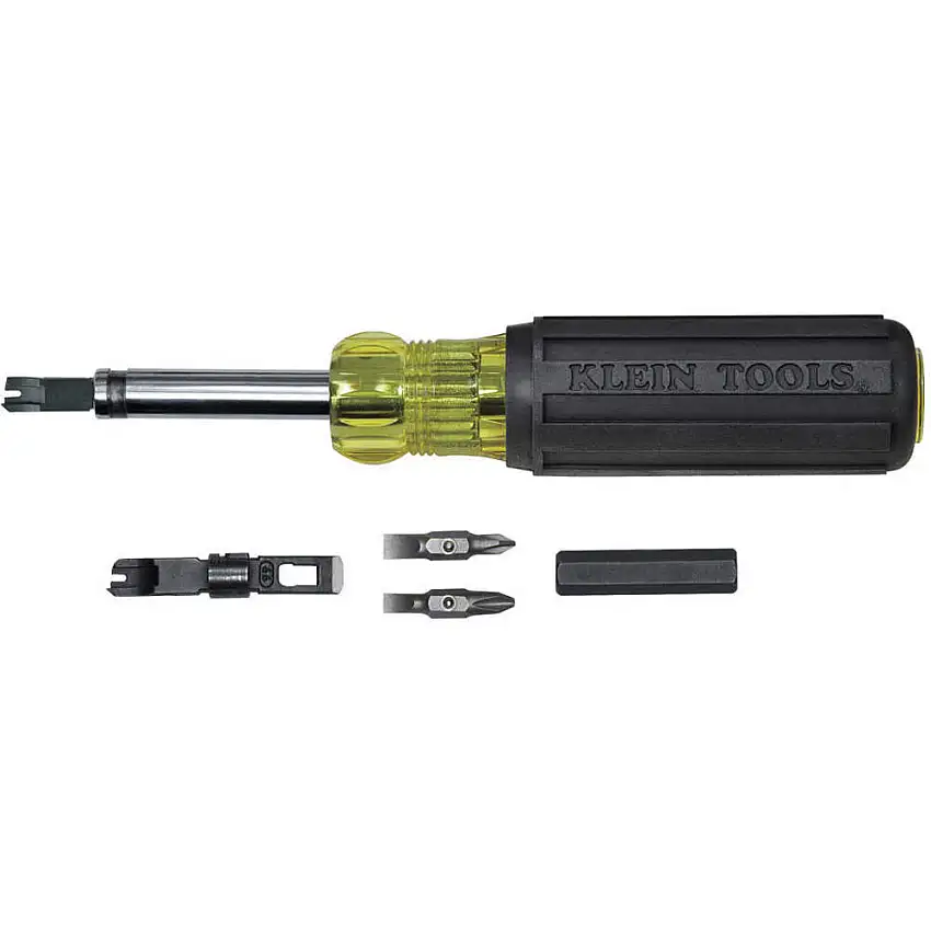 KLEIN TOOLS VDV001-081 58154-0 Auflegewerkzeug, 1 Multibit, 8 Zoll Größe