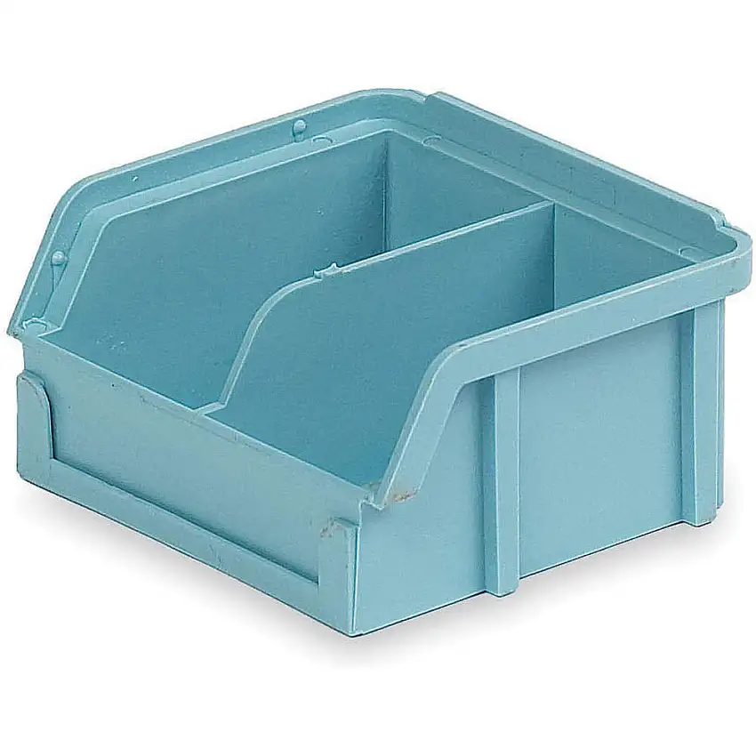 LEWISBINS PB10-X Hellblauer Hänge- und Stapelbehälter, 3-1/2 Zoll Länge, 4 Zoll Breite