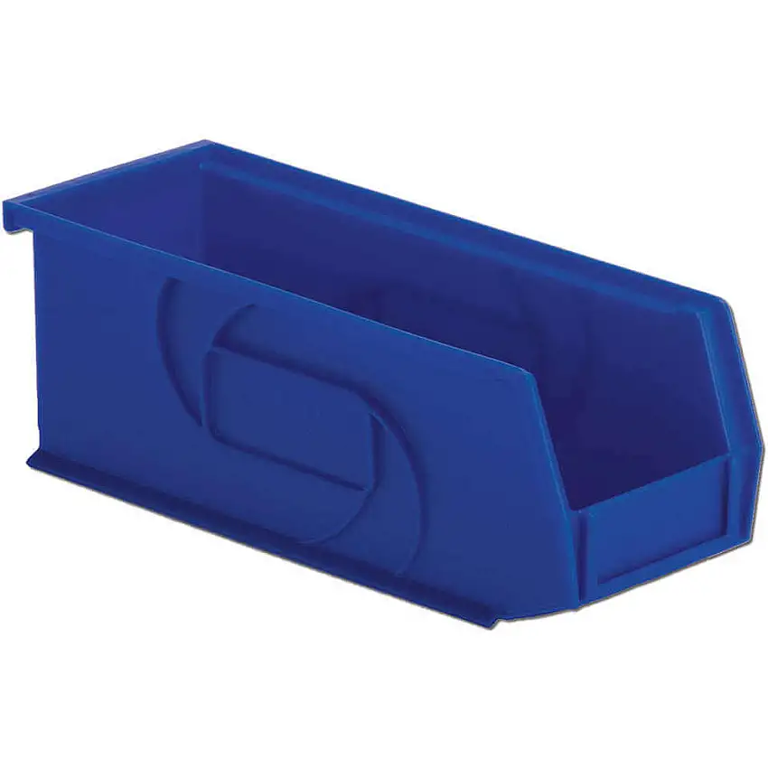 LEWISBINS PB104-4 Blauer Hänge- und Stapelbehälter, 4-1/8 Zoll Breite, 4 Zoll Höhe