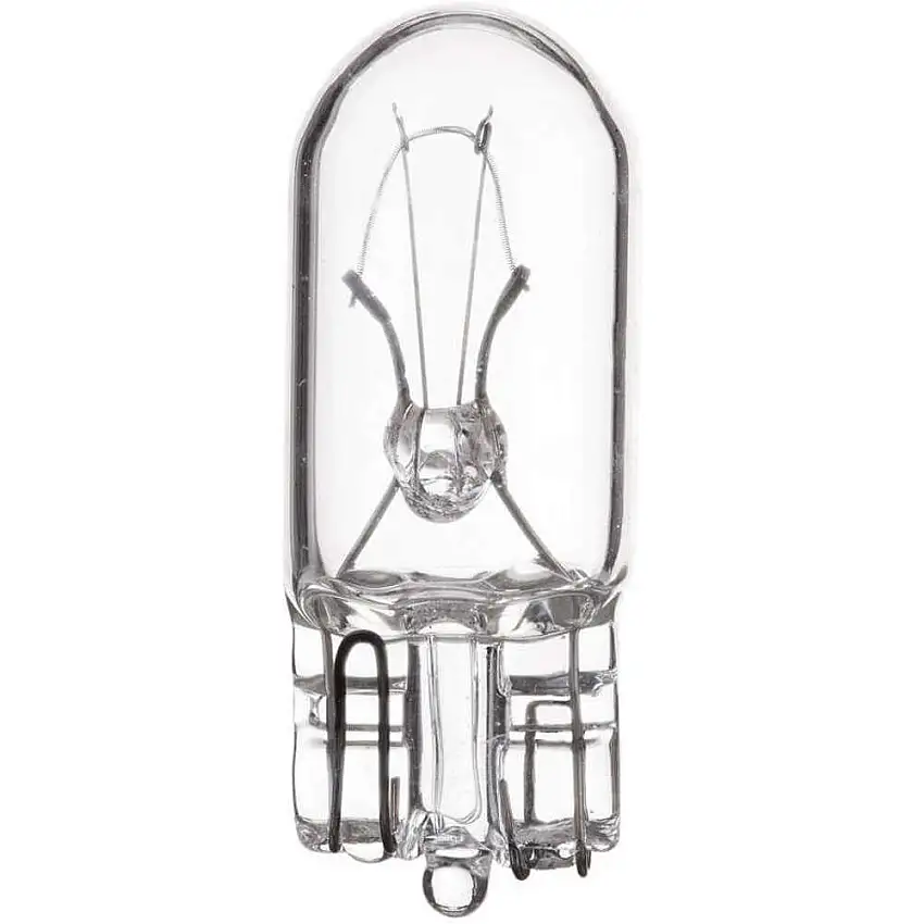 LUMAPRO 194LL-10PK Glühlampe, Glaskeil, B 2.1 x 9.5 mm, T3-1/4, 14 V Wechselstrom, 3.78 W, 2283 K, Weiß, Klar