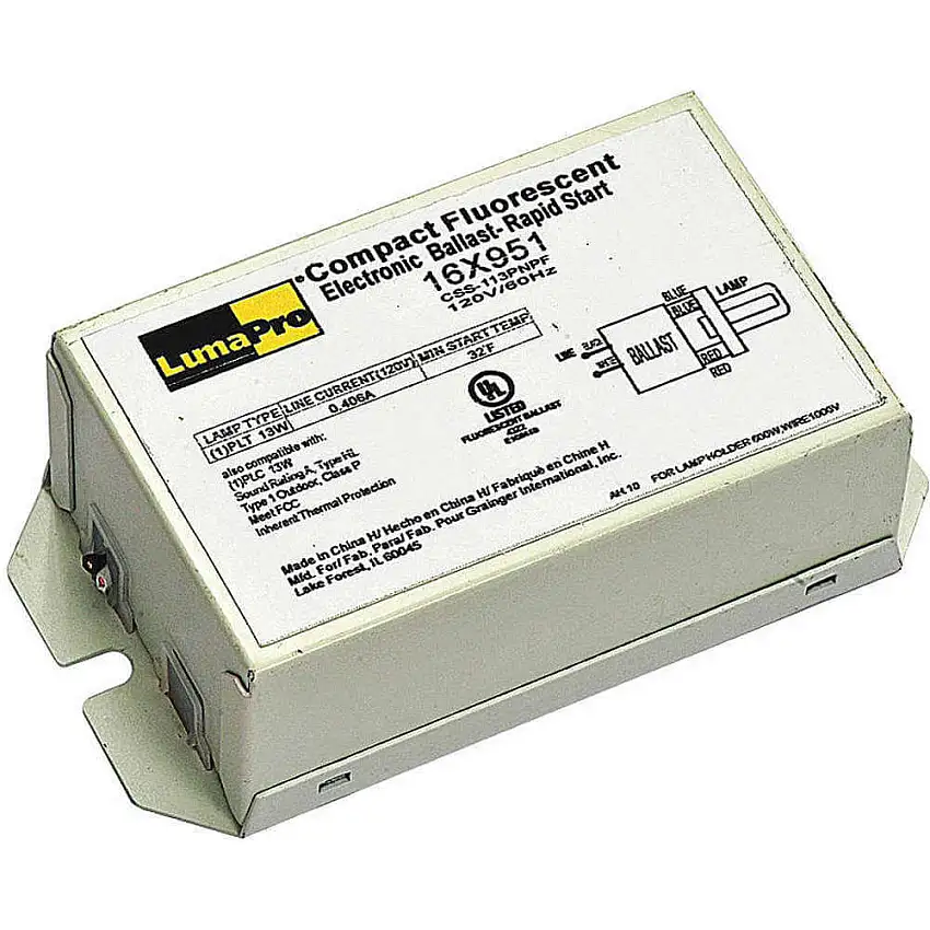 LUMAPRO 16X951 Cfl Vorschaltgerät elektronisch 14w 120v
