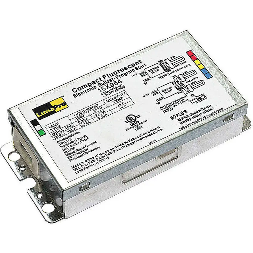 LUMAPRO  16X954 Cfl Vorschaltgerät elektronisch 37 W 120 bis 277 V
