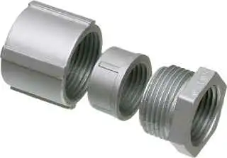 ARLINGTON INDUSTRIES  200 Kompressionskupplung, 3-teilig, 1.43 x 1.31 Zoll Größe, Zink
