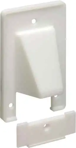 ARLINGTON INDUSTRIES CER1 Kabeleingangsplatte, 4.62 x 2.853 Zoll, Kunststoff
