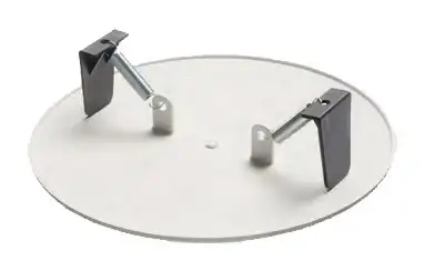 ARLINGTON INDUSTRIES  CP9000 Deckenabdeckplatte mit Federmontage, Größe 9 x 9 Zoll, Kunststoff