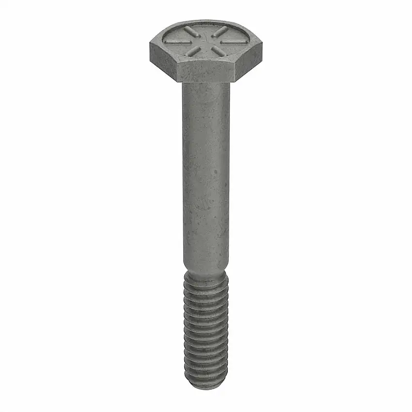 ARMOR COAT UST235736 Sechskantschraube, 1/4 Zoll - 20 Gewindegröße, Stahl, 2 Zoll Länge, 5/32 Zoll Kopfhöhe, Gr. 8, Panzerbeschichtung
