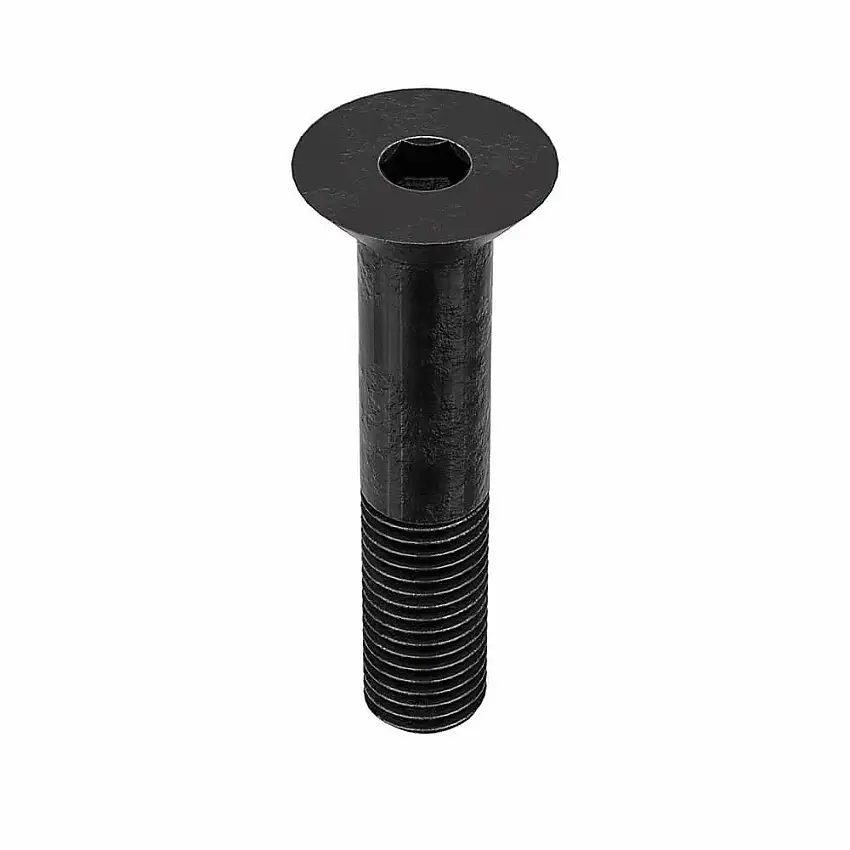 EARNEST  102423G Innensechskantschraube, 3/4 Zoll - 10 Gewindegröße, flach, 4 Zoll lang, 0.396 Zoll Kopfhöhe, Stahl