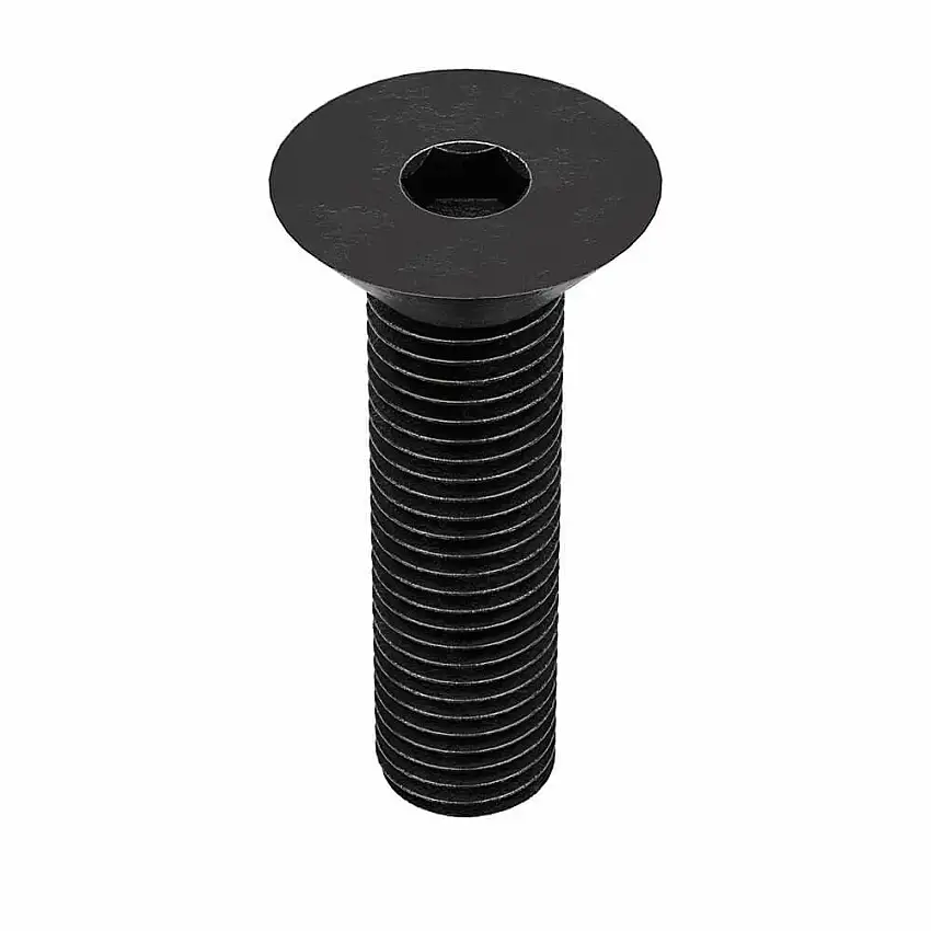 EARNEST 102533G Innensechskantschraube, 7/8 Zoll - 9 Gewindegröße, flach, 3 1/2 Zoll lang, 0.468 Zoll Kopfhöhe, Stahl