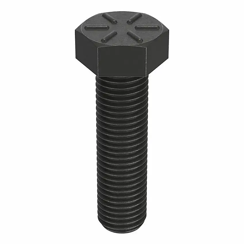 EARNEST 695060G Gewindebolzen, 7/8 Zoll - 9 Gewindegröße, Stahl, 3 1/4 Zoll lang, 37/64 Zoll Kopfhöhe, 1 5/16 Zoll Kopfbreite