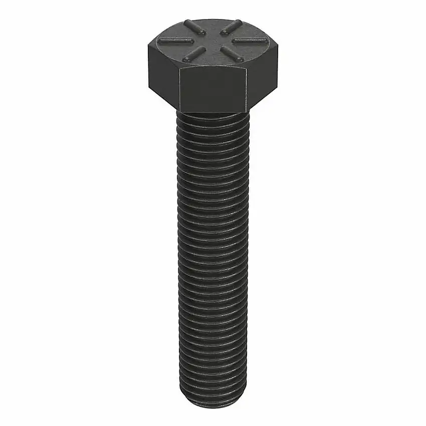 EARNEST U04110.100.0600 Gewindebolzen, 1 Zoll – 8 Gewindegröße, 6 Zoll Länge, 43/64 Zoll Kopfhöhe, 1 1/2 Zoll Kopfbreite, 150000 psi TS