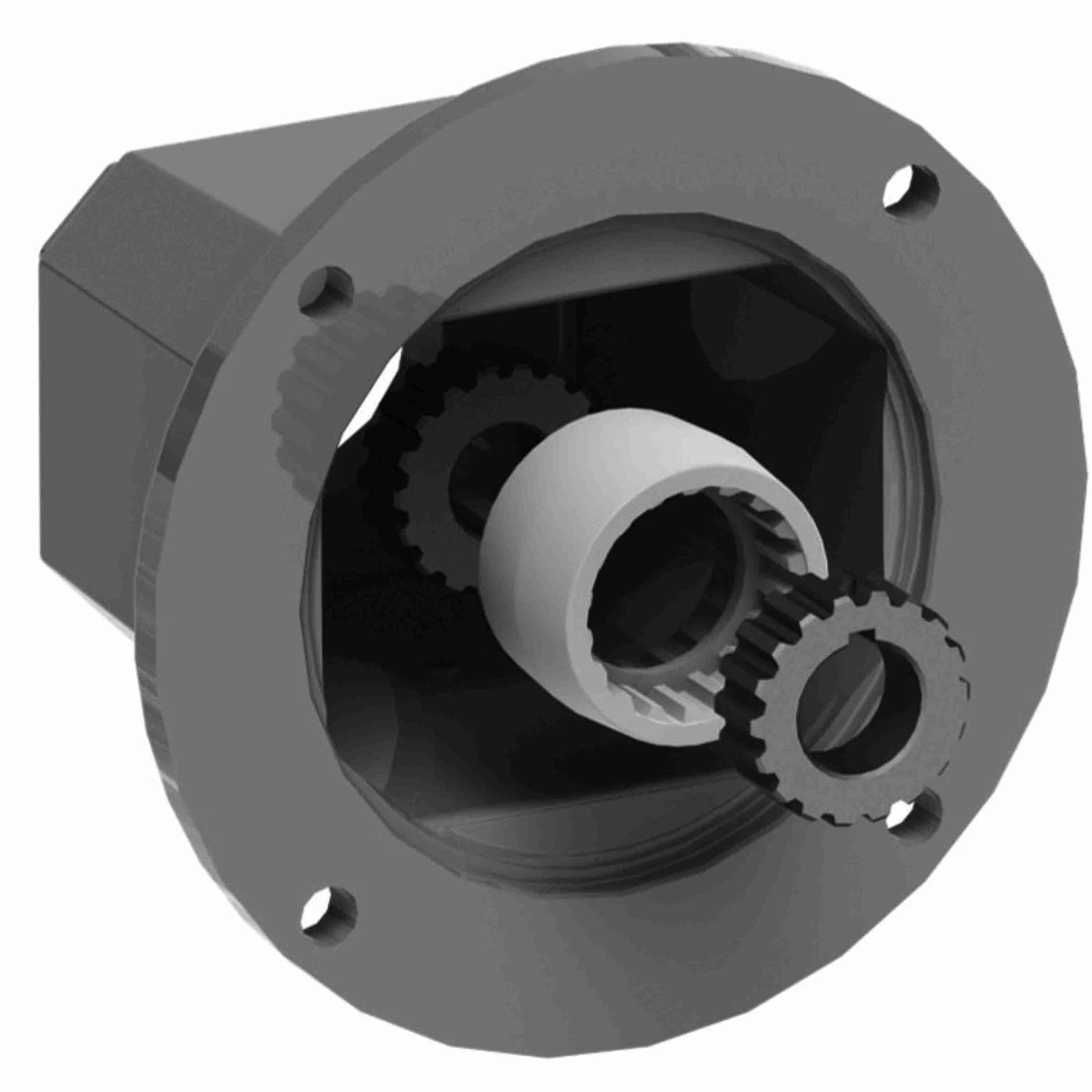 HUB CITY 0259-00110 Motorflanschsatz, Gusseisen