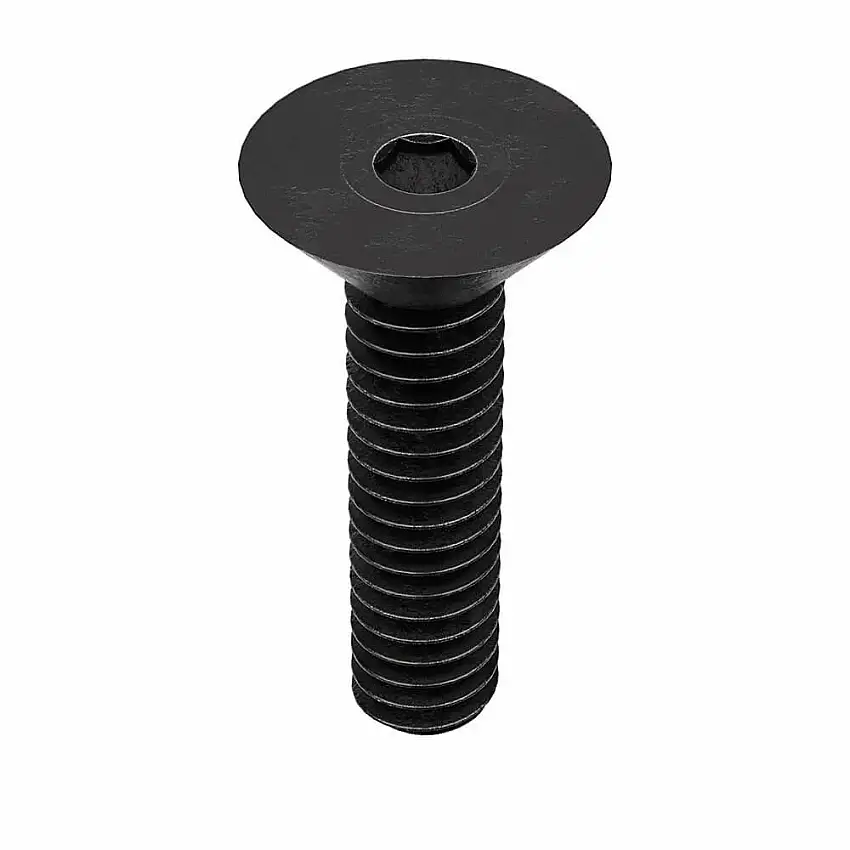 KERR LAKESIDE 5C50KFC Innensechskantschraube, Gewindegröße 5-40, flach, 1/2 Zoll lang, 0.09 Zoll Kopfhöhe, Stahl