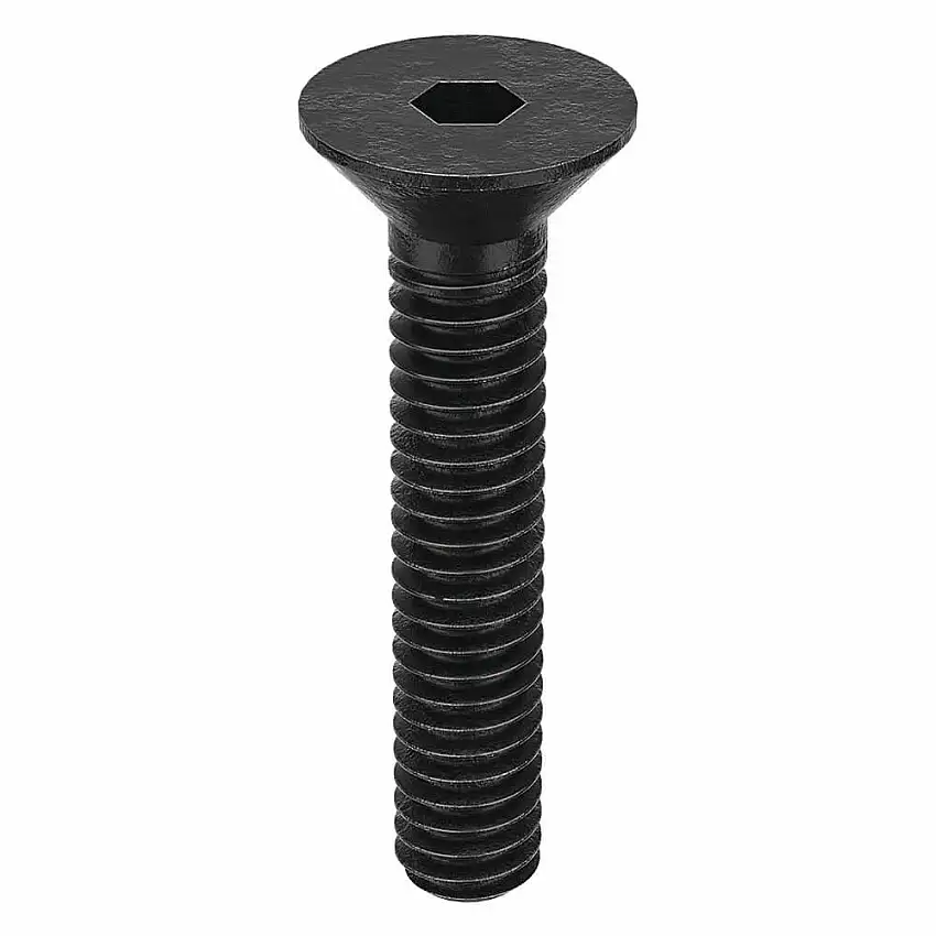 KERR LAKESIDE 5C62KFC Innensechskantschraube, Gewindegröße 5-40, flach, 5/8 Zoll lang, 0.09 Zoll Kopfhöhe, Stahl
