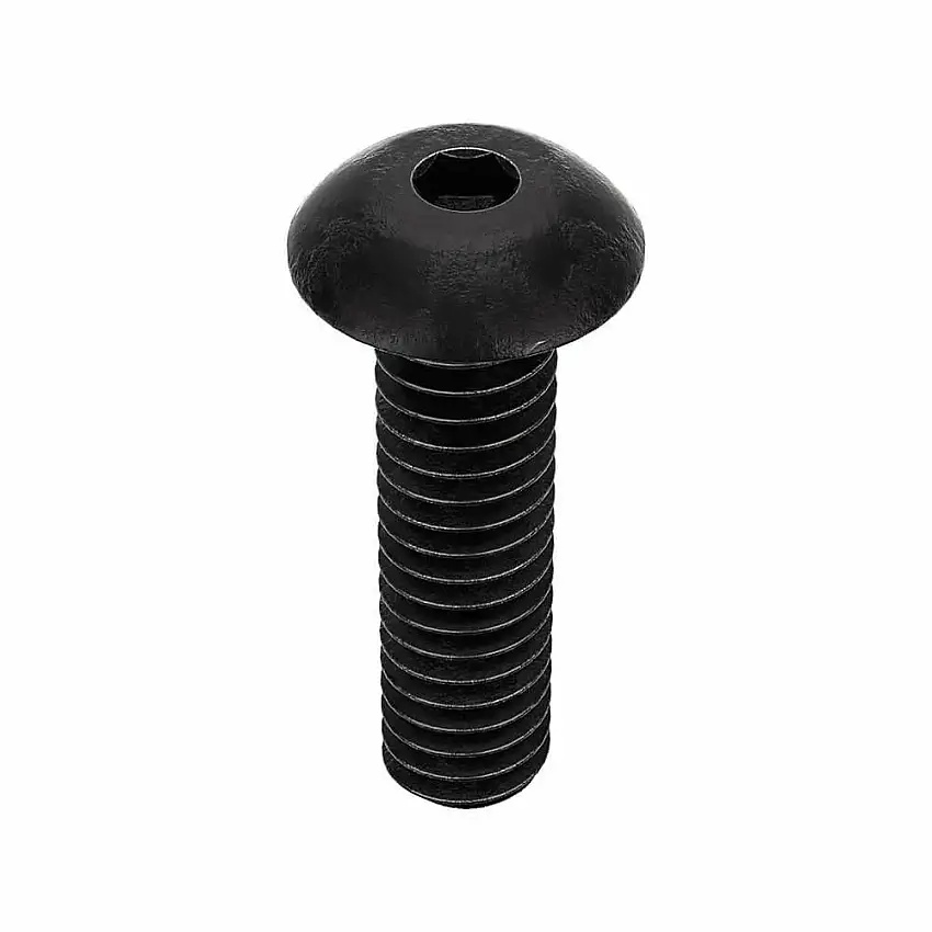 KERR LAKESIDE  8C62KBC Innensechskantschraube, Gewindegröße 8-32, Knopfkopf, 5/8 Zoll lang, 0.078 Zoll Kopfhöhe, Stahl